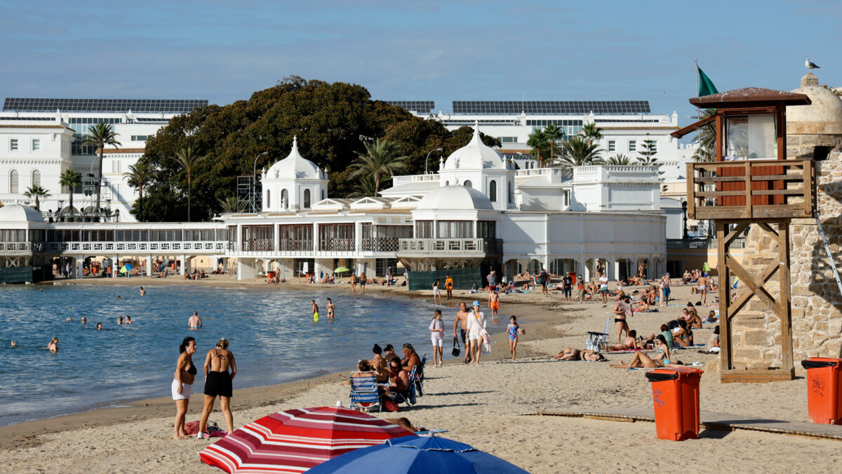 Strand La Caleta in Cadiz