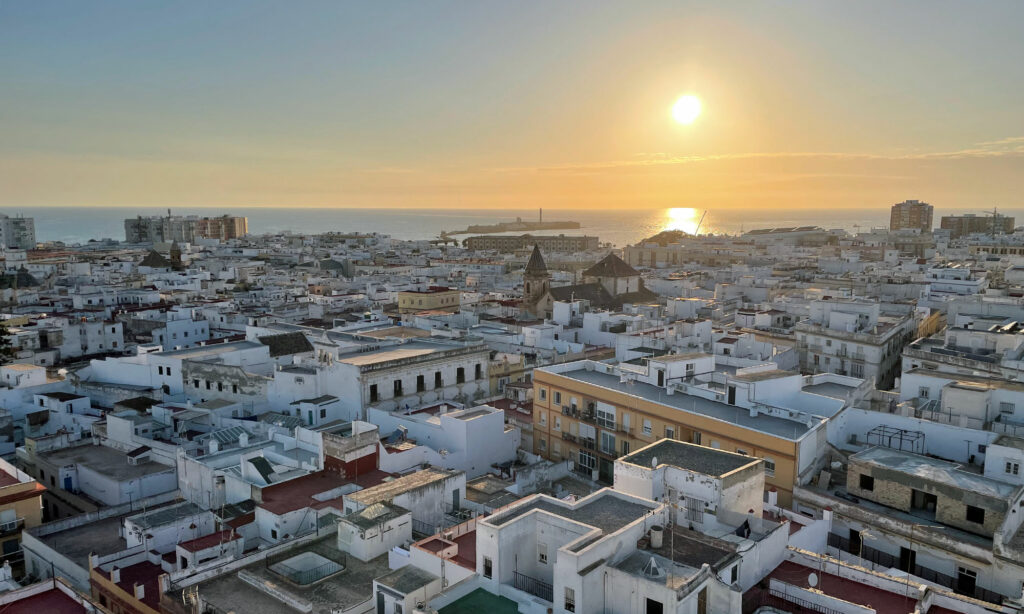 Sonnenuntergang in Cadiz