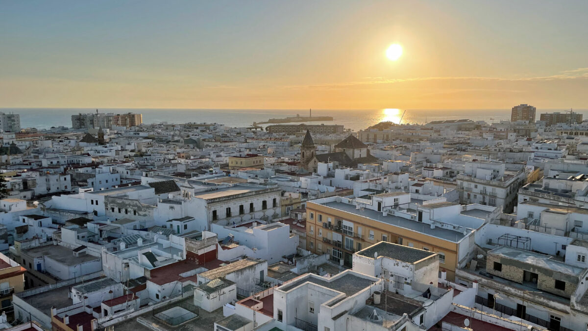 Sonnenuntergang in Cadiz