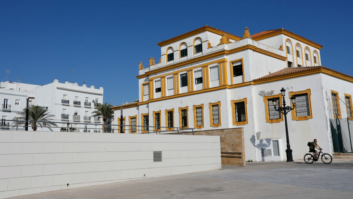 Weiße Häuser in Cadiz