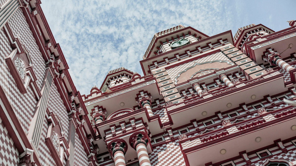 Rote Moschee in Colombo, Sri Lanka