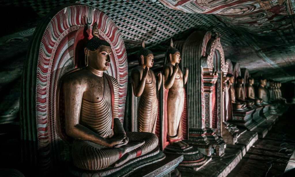 Buddah in Dumbulla, Sri Lanka