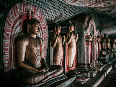 Buddah in Dumbulla, Sri Lanka