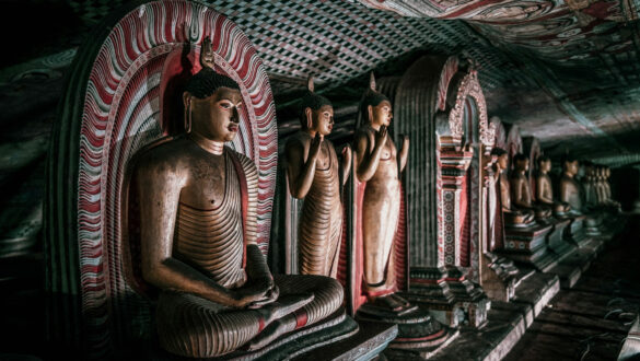 Buddah in Dumbulla, Sri Lanka