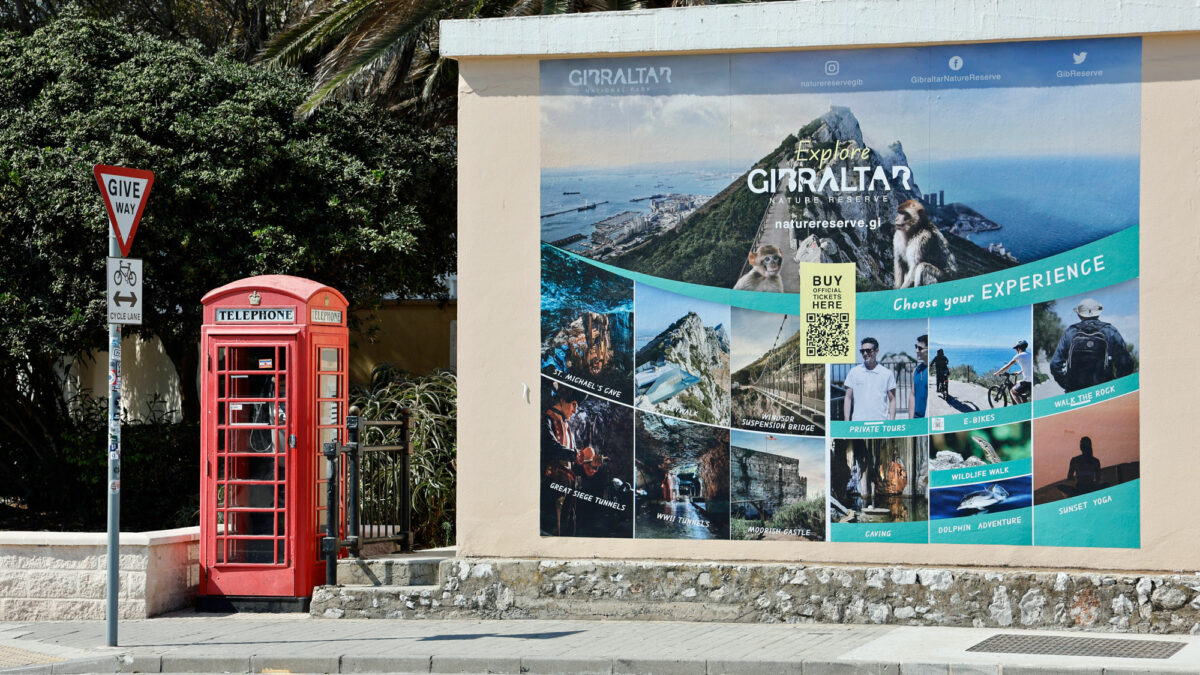 Telefonzelle in Gibraltar