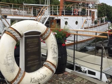 Segelschiff Meridianas in Klaipeda, Litauen