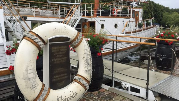 Segelschiff Meridianas in Klaipeda, Litauen