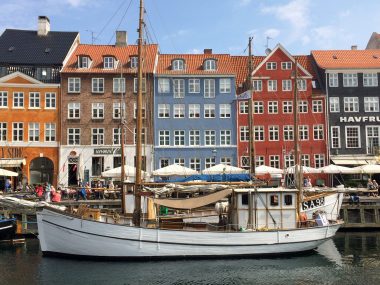 Nyhavn in Kopenhagen, Dänemark