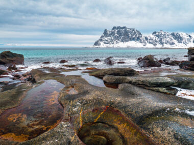 Leknes, Lofoten, Norwegen