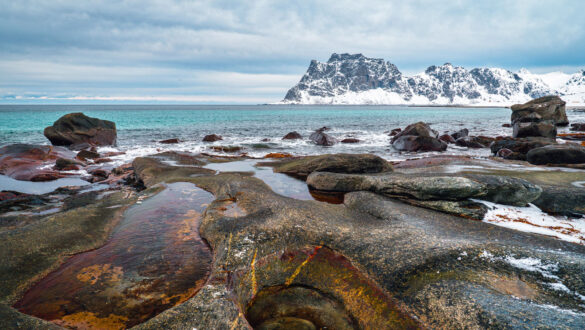 Leknes, Lofoten, Norwegen