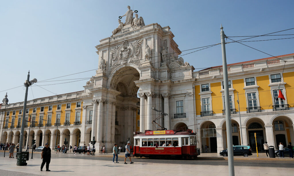 Praça do Comércio in Lissabon