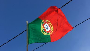 Portugal-Flagge auf Madeira