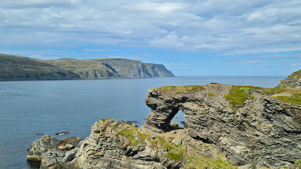 Kirkeporten am Nordkap, Norwegen
