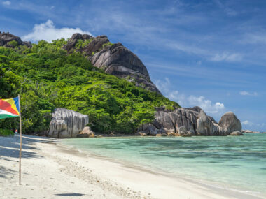 Strand auf den Seychellen