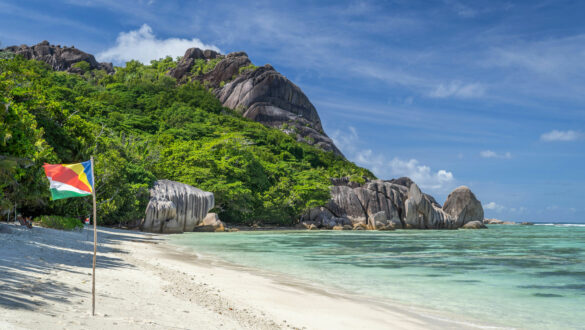 Strand auf den Seychellen