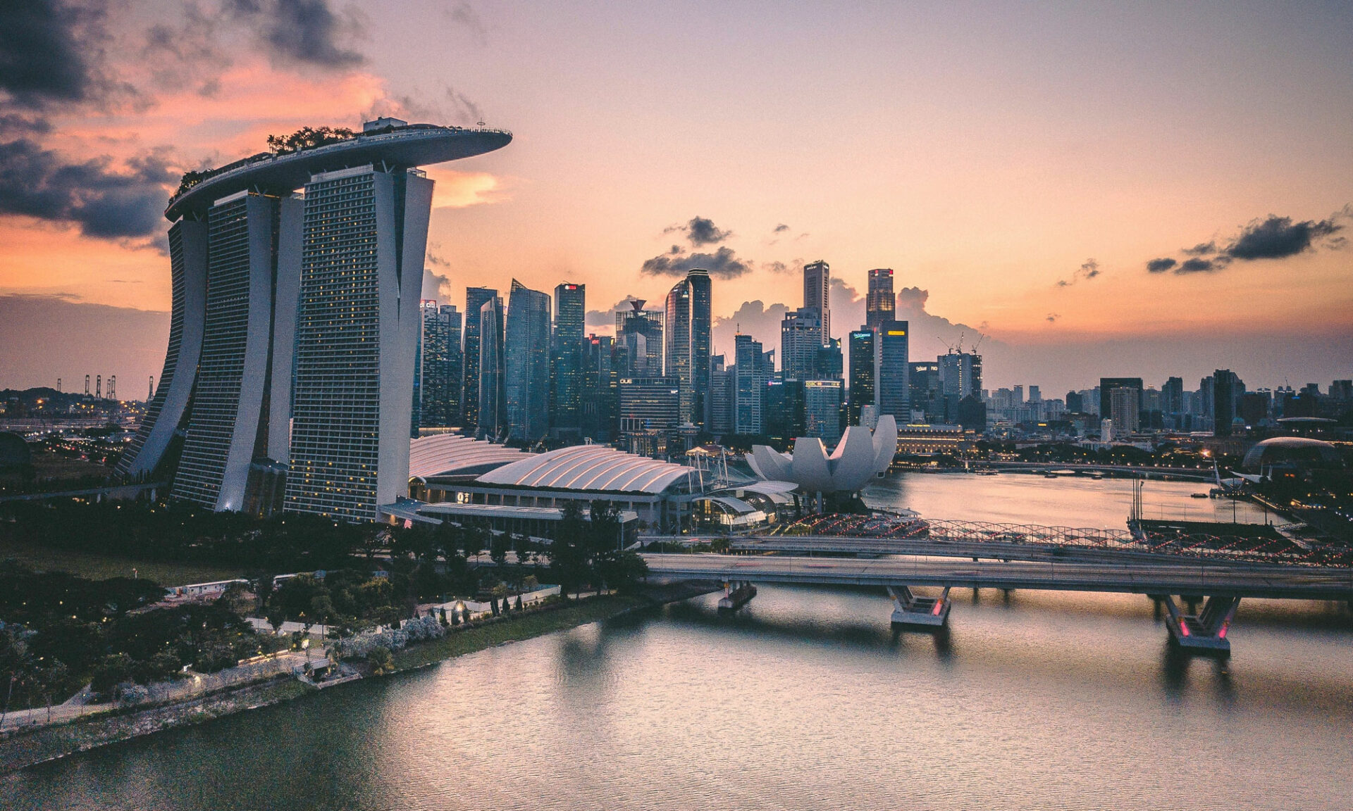 Skyline von Singapur