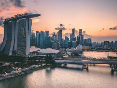 Skyline von Singapur