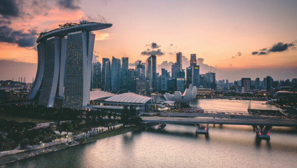 Skyline von Singapur