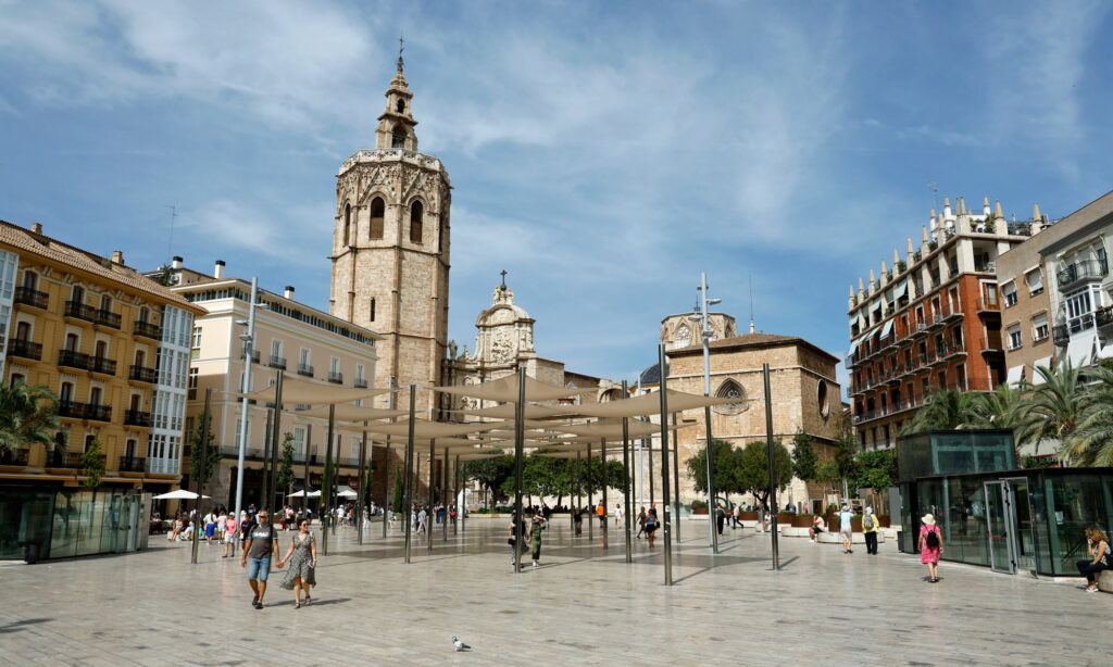 Placa de la Rein in Valencia, Spanien