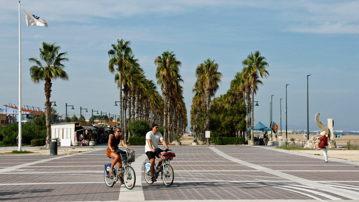 Promenade in Valencia, Spanien