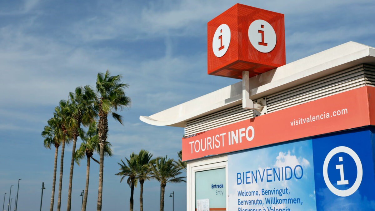 Tourist-Info in Valencia, Spanien